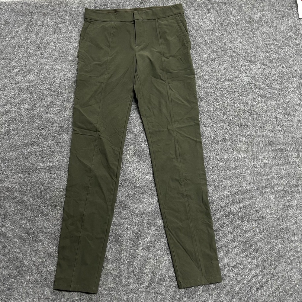 Athleta Pants Womens Size 6T Olive Green Wander Stash Skinny Outdoor Hiking Tall